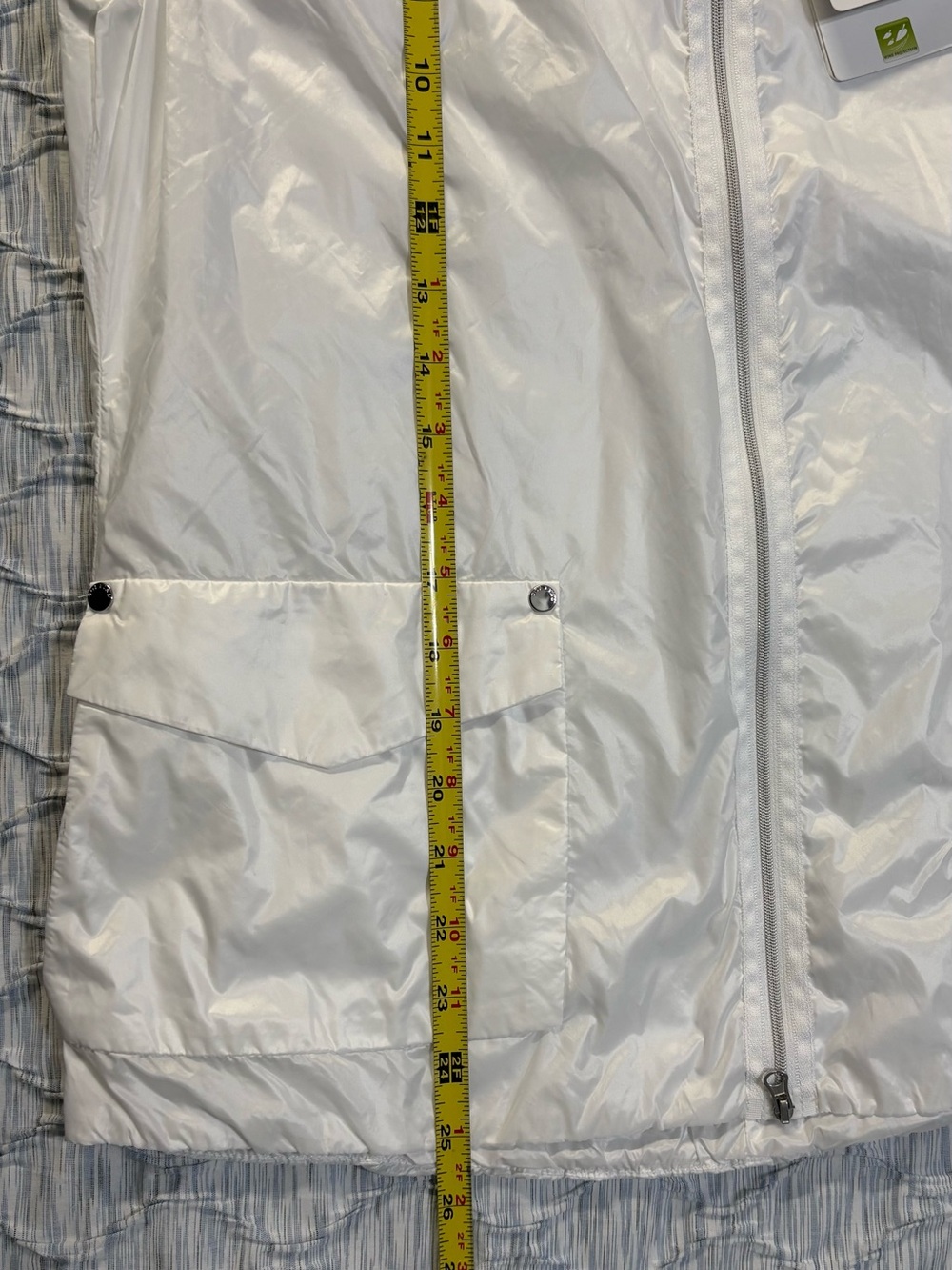 GOLFINO Double Layer Bibiana Waistcoat, Ladies size 12 NWT Optic White - Picture 11 of 11